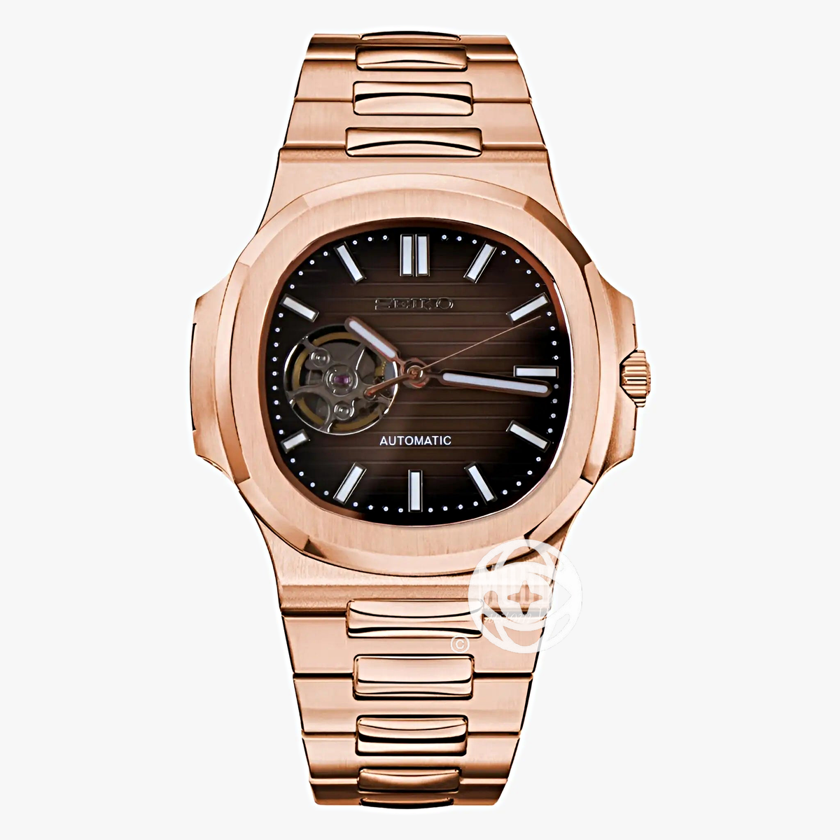 NAUTILUS – OPEN HEART ROSEGOLD CHOCOLATE