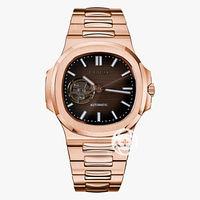 NAUTILUS – OPEN HEART ROSEGOLD CHOCOLATE