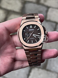 NAUTILUS – OPEN HEART ROSEGOLD CHOCOLATE