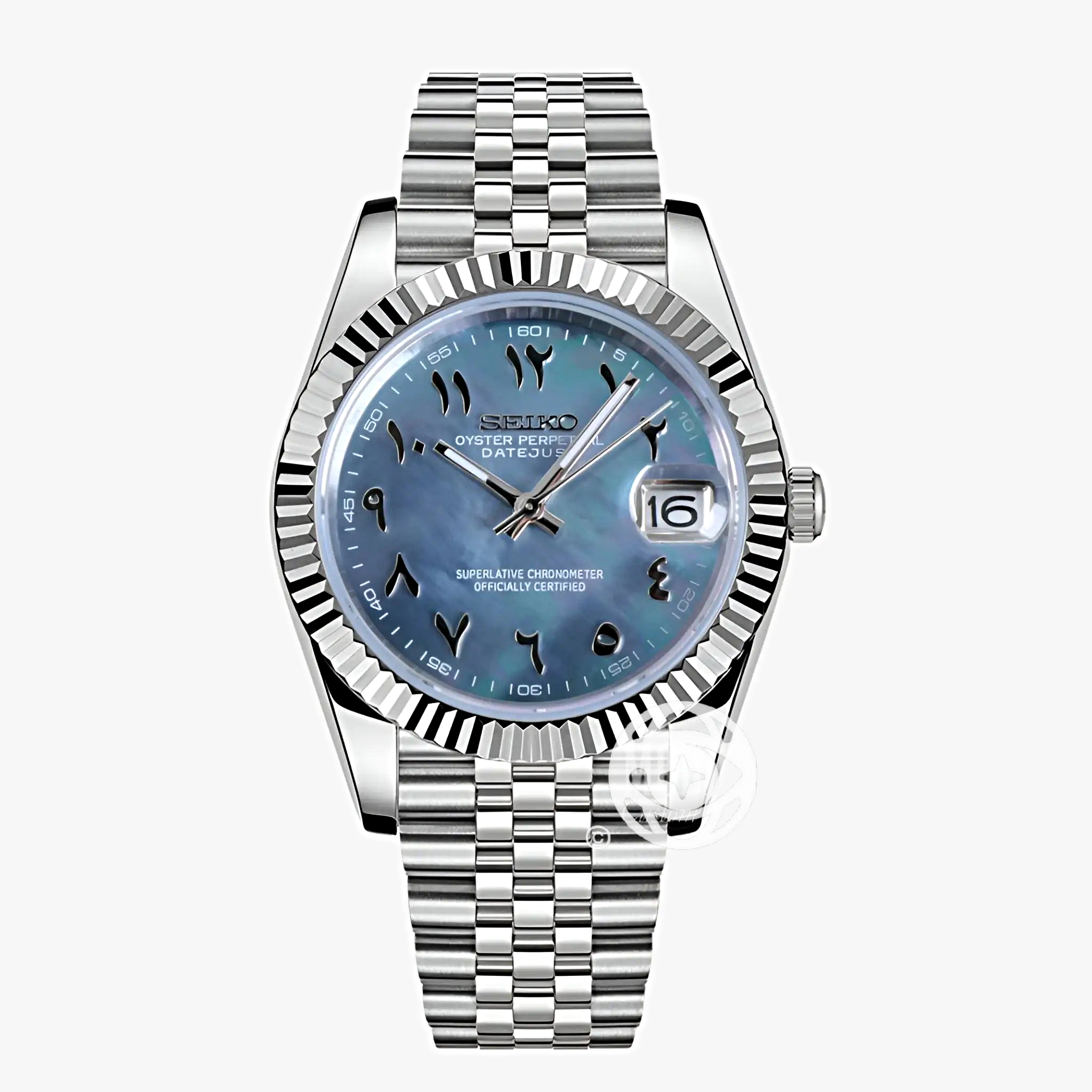 Seikojust – Baby Blue motherpearl arabic