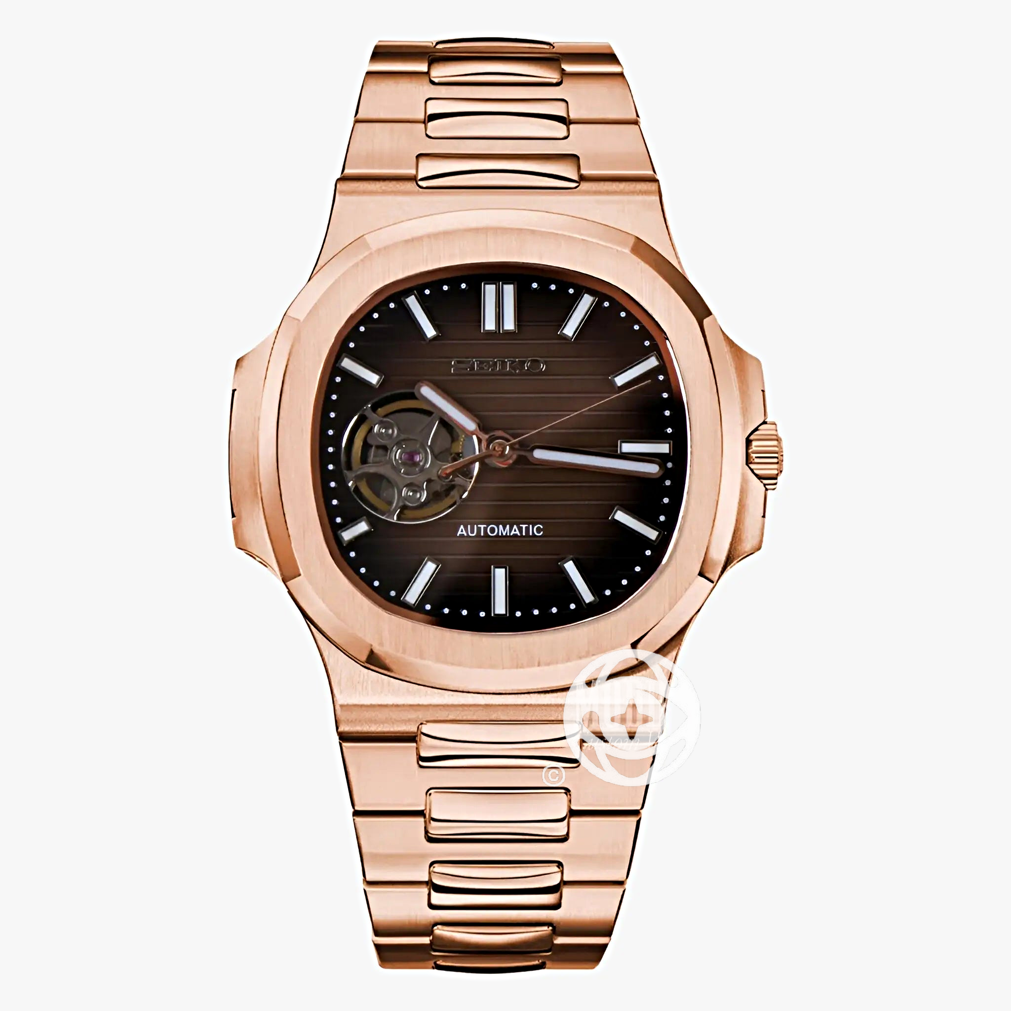 NAUTILUS – OPEN HEART ROSEGOLD CHOCOLATE