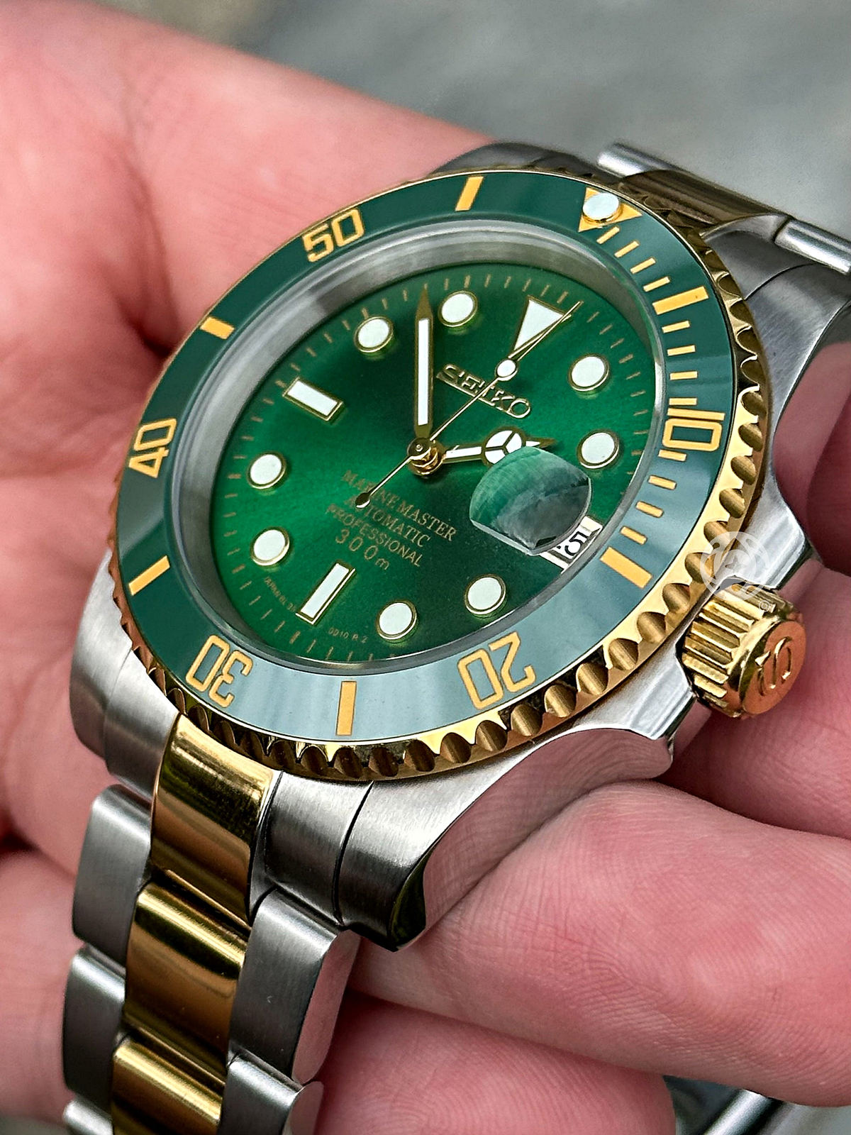 SUBMARINER – GREEN TWOTONE