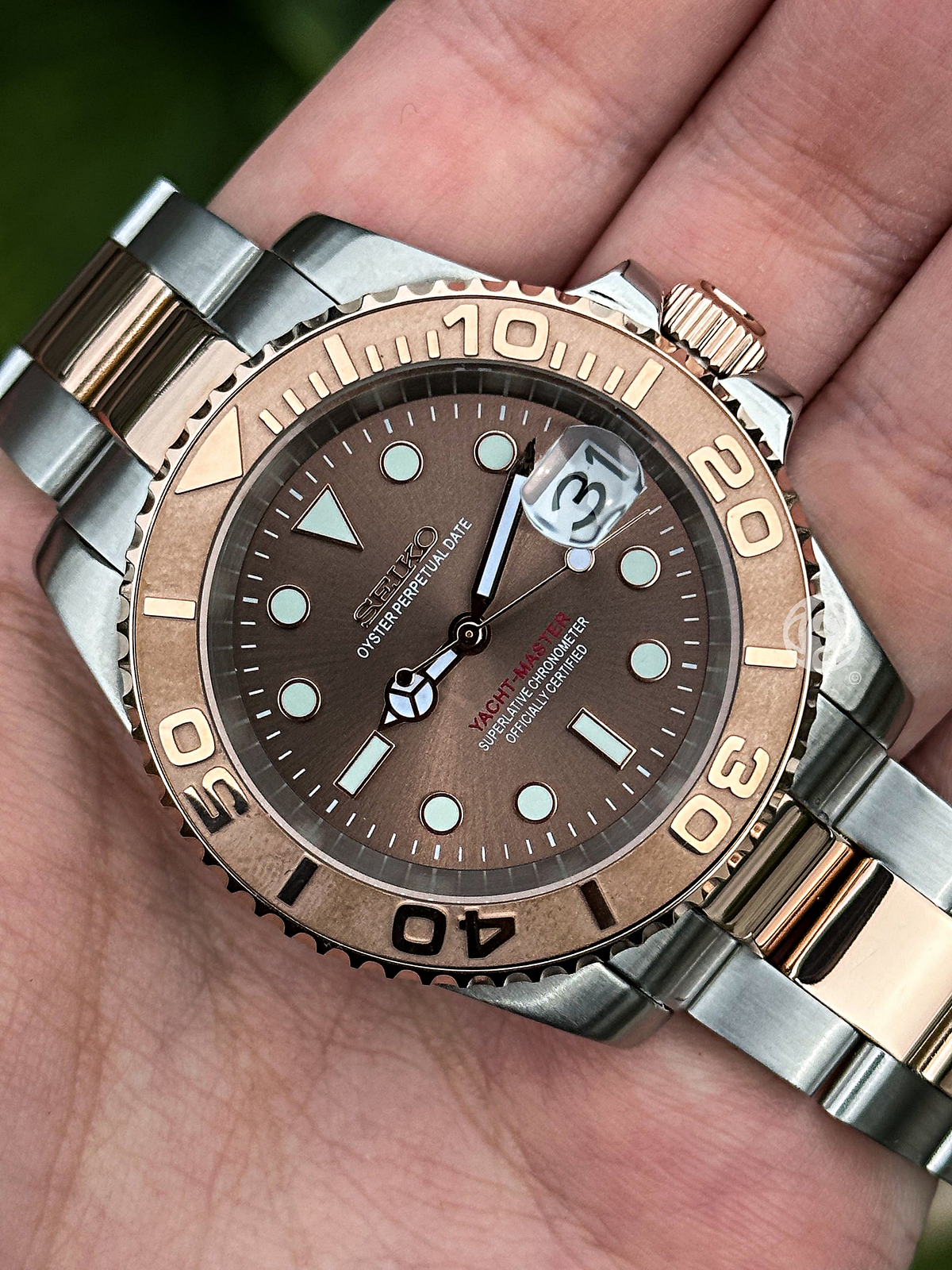 YACHTMASTER – Rosegold silver